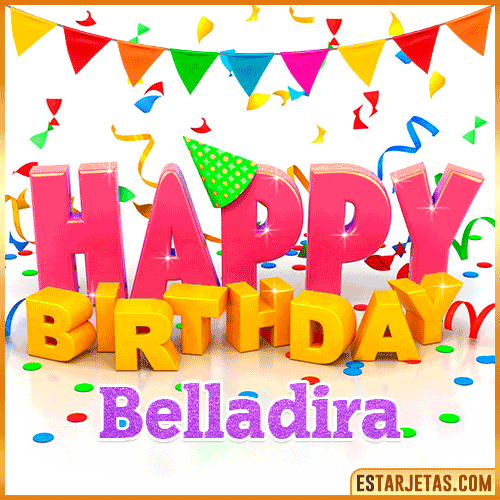 Gif Animated Happy Birthday  Belladira