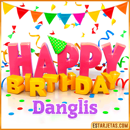 Gif Animated Happy Birthday  Danglis