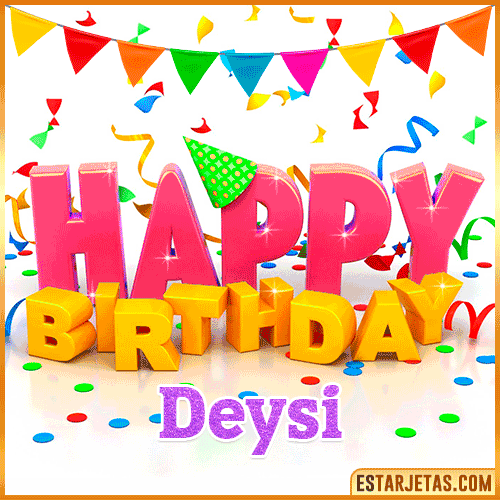 Gif Animated Happy Birthday  Deysi