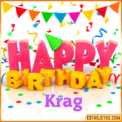 Gif Animated Happy Birthday  Krag