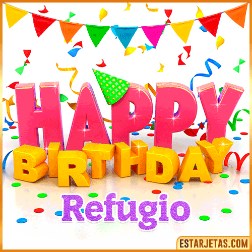 Gif Animated Happy Birthday  Refugio