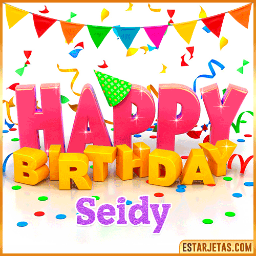 Gif Animated Happy Birthday  Seidy