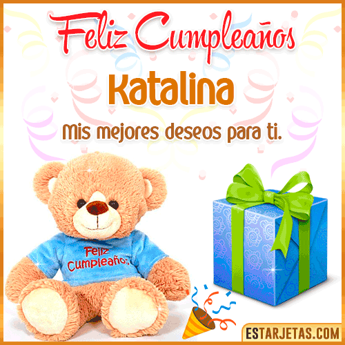 Gifs de Cumpleaños con Nombres  Katalina