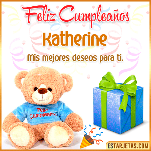 Gifs de Cumpleaños con Nombres  Katherine