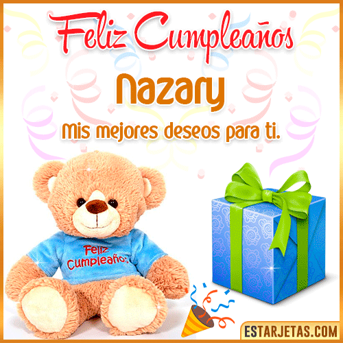 Gifs de Cumpleaños con Nombres  Nazary