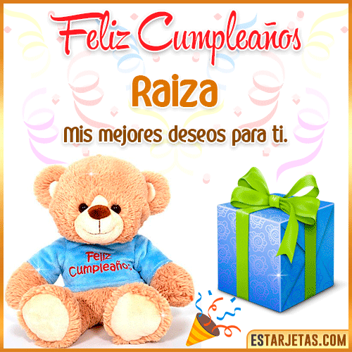 Gifs de Cumpleaños con Nombres  Raiza