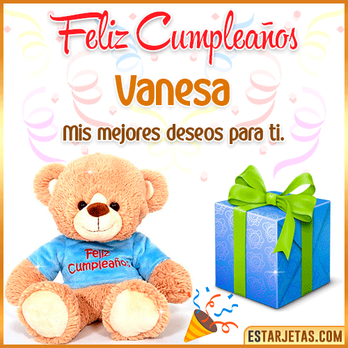 Gifs de Cumpleaños con Nombres  Vanesa