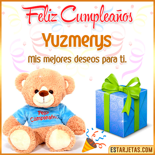 Gifs de Cumpleaños con Nombres  Yuzmerys