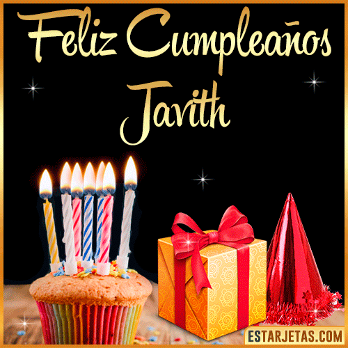 Gif de Feliz Cumpleaños  Javith