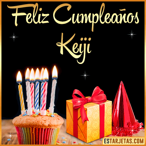 Gif de Feliz Cumpleaños  Keiji