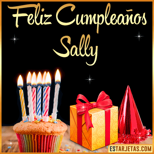 Gif de Feliz Cumpleaños  Sally
