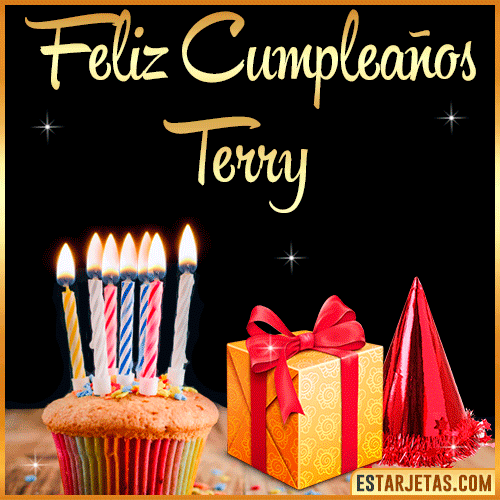 Gif de Feliz Cumpleaños  Terry