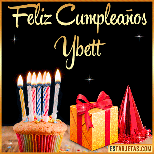 Gif de Feliz Cumpleaños  Ybett