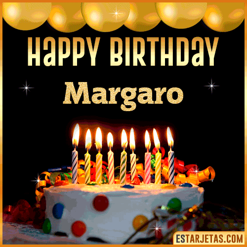 Gif happy Birthday Cake  Margaro
