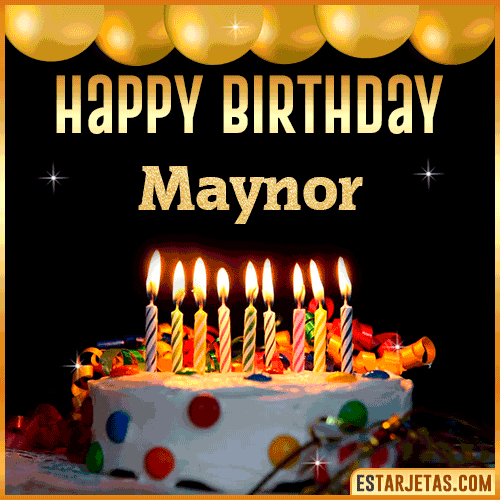 Gif happy Birthday Cake  Maynor