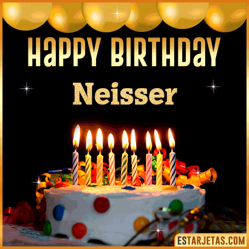 Gif happy Birthday Cake  Neisser