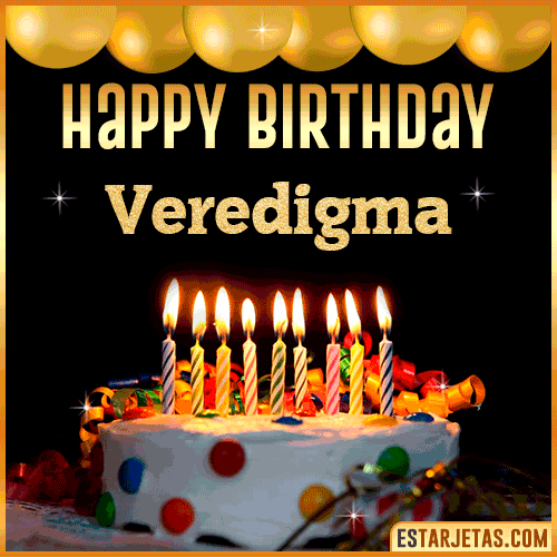Gif happy Birthday Cake  Veredigma