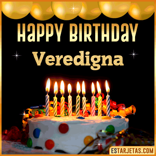 Gif happy Birthday Cake  Veredigna