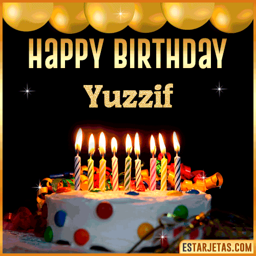 Gif happy Birthday Cake  Yuzzif