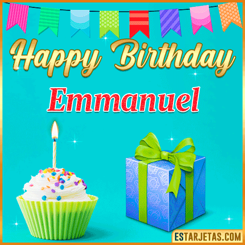 happy Birthday Cake  Emmanuel