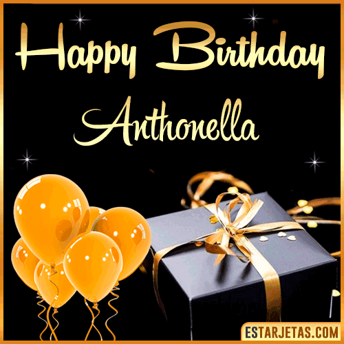 Happy Birthday gif  Anthonella