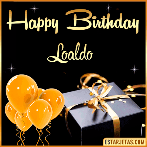 Happy Birthday gif  Loaldo