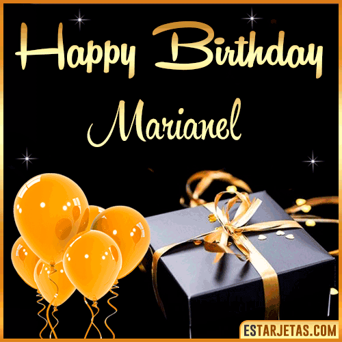 Happy Birthday gif  Marianel