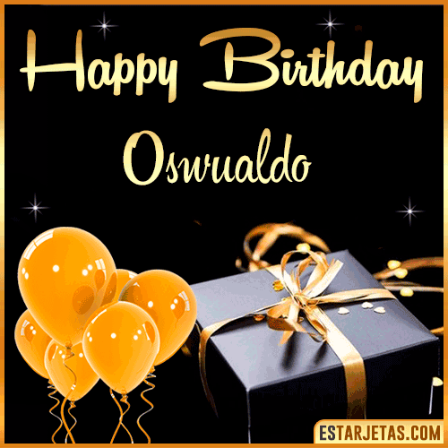Happy Birthday gif  Oswualdo