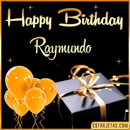 Happy Birthday gif  Raymundo