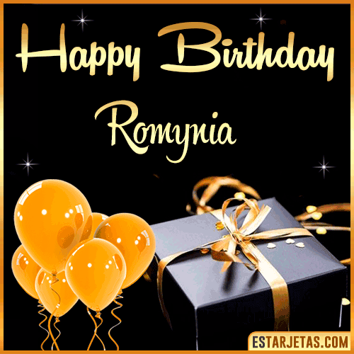 Happy Birthday gif  Romynia
