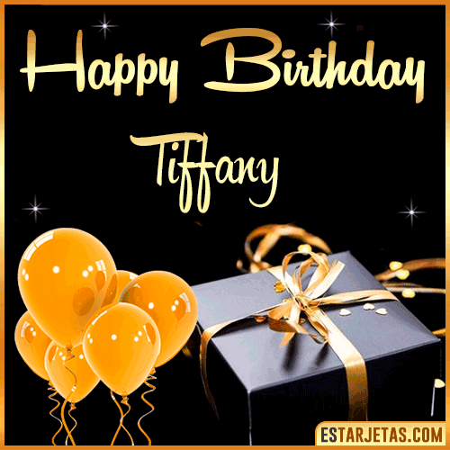 Happy Birthday gif  Tiffany