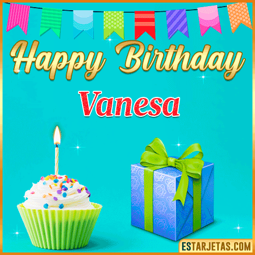 happy Birthday Cake  Vanesa