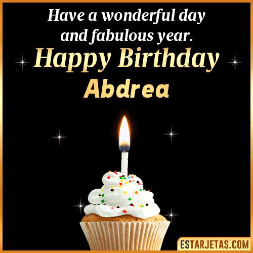 Happy Birthday Wishes  Abdrea