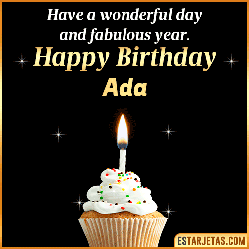 Happy Birthday Wishes  Ada