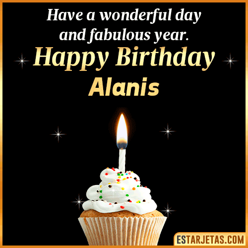 Happy Birthday Wishes  Alanis