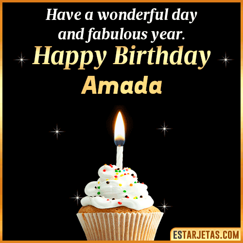 Happy Birthday Wishes  Amada
