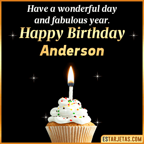Happy Birthday Wishes  Anderson