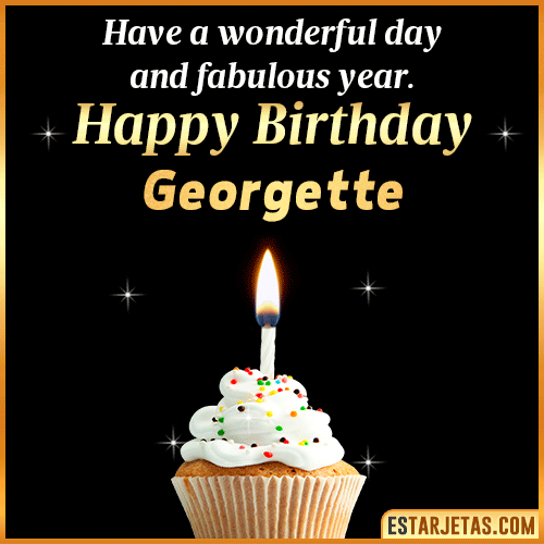 Happy Birthday Wishes  Georgette