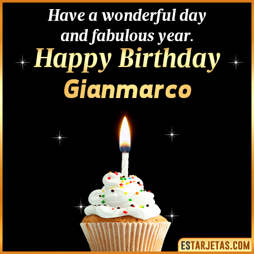 Happy Birthday Wishes  Gianmarco