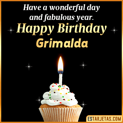 Happy Birthday Wishes  Grimalda