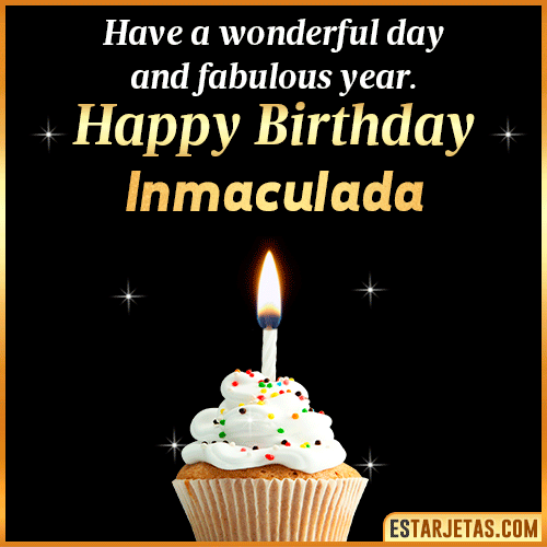 Happy Birthday Wishes  Inmaculada