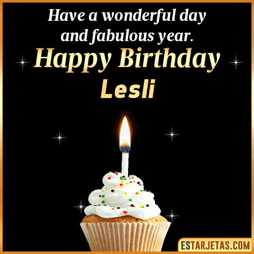 Happy Birthday Wishes  Lesli