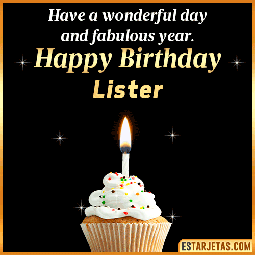 Happy Birthday Wishes  Lister