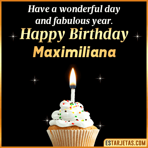 Happy Birthday Wishes  Maximiliana