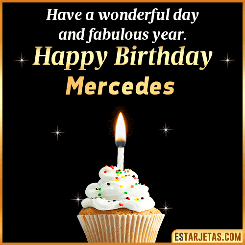 Happy Birthday Wishes  Mercedes