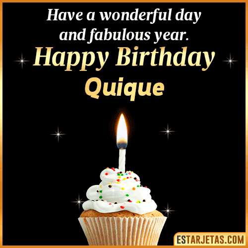 Happy Birthday Wishes  Quique
