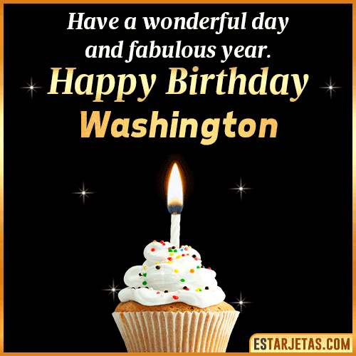 Happy Birthday Wishes  Washington