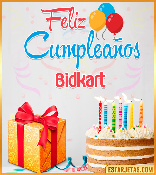 Imágenes de pastel de Cumpleaños para  Bidkart