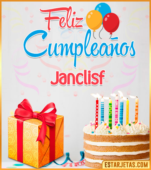 Imágenes de pastel de Cumpleaños para  Janclisf