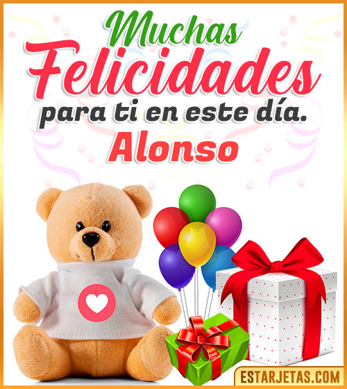 Imágenes Bonitas de Cumpleaños  Alonso